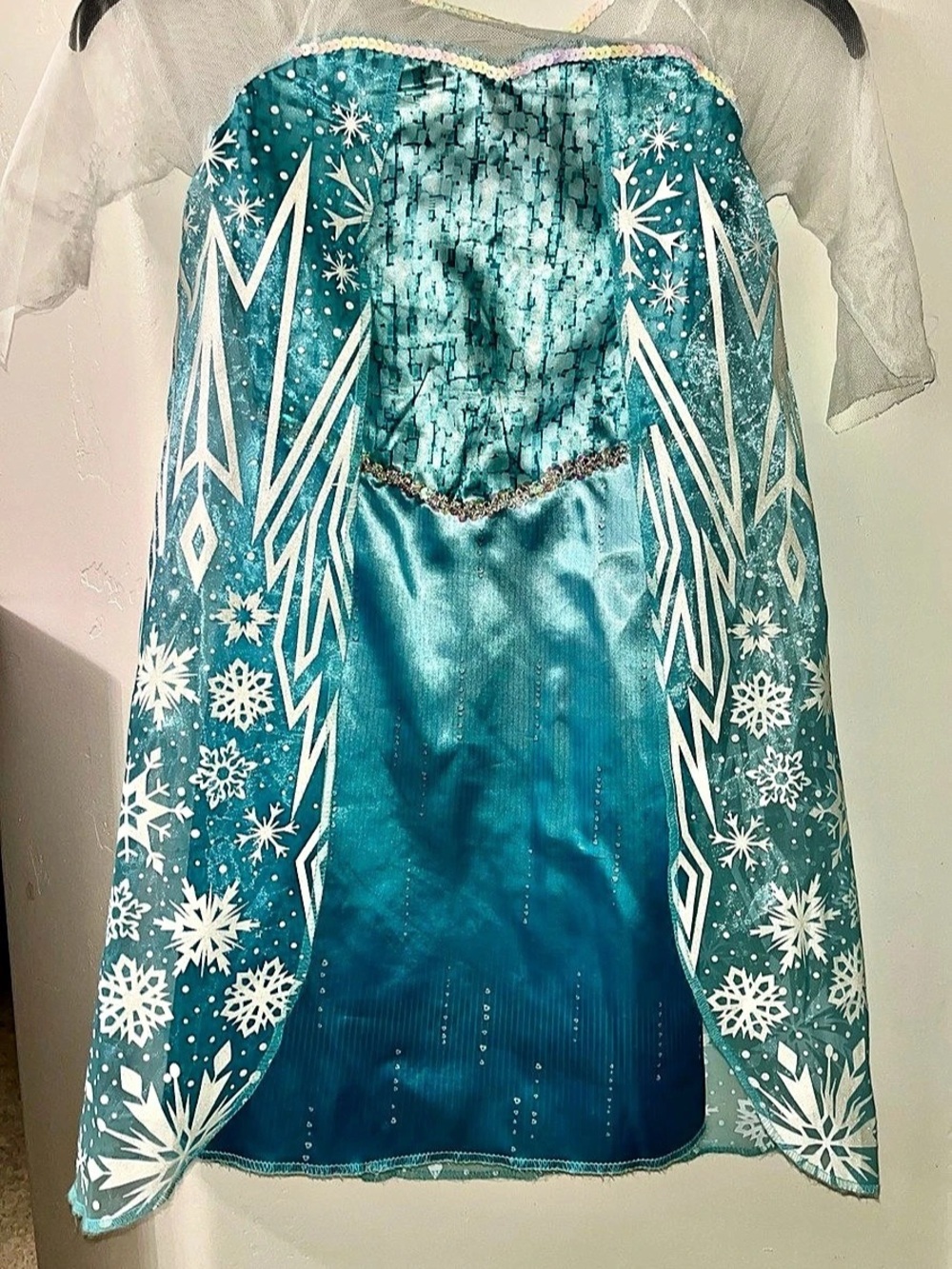 Disney Frozen Elsa Costume | Girls Blue & White | Size 4-6X